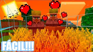 MELHOR FARM DE VILLAGER DO MINECRAFT 121 [upl. by Ahsimal]