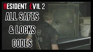 All Safe Locations amp Codes Resident Evil 2 Remake Master of Unlocking [upl. by Allred]