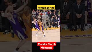 Mamba Deadly Clutch Moments basketball nba kobebryant [upl. by Hyams]