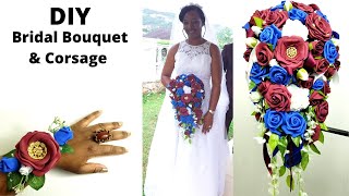 DIY Bridal Cascading Bouquet [upl. by Aieka365]