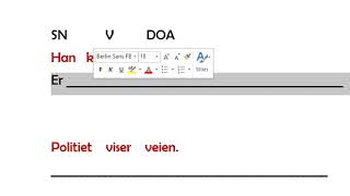 Analysere SVDO [upl. by Wiltsey]