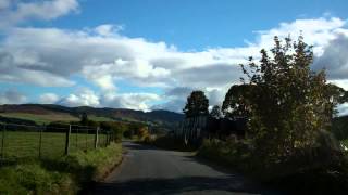 Autumn Drive To Dalguise Perthshire Scotland October 20th [upl. by Elsbeth]