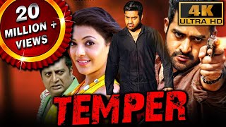 Temper 4K Ultra HD  Jr NTRs Blockbuster Action Hindi Movie  Kajal Aggarwal Prakash Raj [upl. by Matilda]