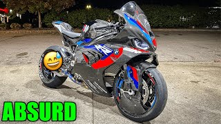 FIRST RIDE with INSANELY LOUD Exhaust On M1000rr  R1 BMW S1000rr [upl. by Amej]