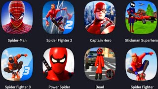 The Amazing SpiderMan Spider Fighter 2 Captain Hero Stickman Superhero Spider Fighter 3 [upl. by Nike60]