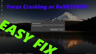 Easy Fix Forza Horizon 3 Crashing0x803F8001 On Windows Creators Update  PL [upl. by Marquez14]