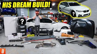 Building a 2017 BMW F31 3series Touring Wagon in 27 minutes COMPLETE TRANSFORMATION [upl. by Ynwat]