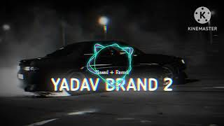 Yadav Brand 2 Slow Reverblofi youtube viral subscribe elvishyadav [upl. by Bonine]