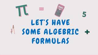 Basic Algebra Formulas in 2 minutes🕑 [upl. by Justicz]