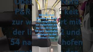 Nächster halt Oberhausen Nord PampR Tram City Flex Linie 4 [upl. by Htes]