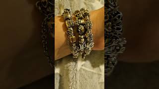 pandora charm bracelets two tone vintage collectable pandora jewelry [upl. by Edgar]