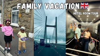 Uk living 🇬🇧 Mini vacation  Getaway as a family of 4 living in the Uk  Hotel Room Tour  Vlog [upl. by Esinev]