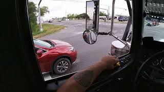 Peterbilt 389 Car Hauling POV [upl. by Leena]