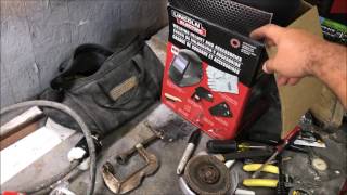 hobby STICK welding for beginners with LINCOLN AC225 welder [upl. by Ardnossak]