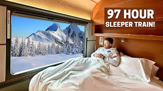 97hrs on Luxury Canadian Sleeper Train  Toronto to Vancouver [upl. by Eirffej]