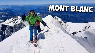 J’ESCALADE LE MONT BLANC 4810m d’altitude [upl. by Manvil]