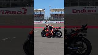 Mandalika Day 1  Free Practice Start Position motogp2024 mandalikacircuit [upl. by Ahsinhoj184]