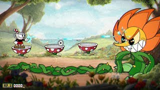 Cuphead Cagney Carnation Boss Fight 5 [upl. by Rebmyt]