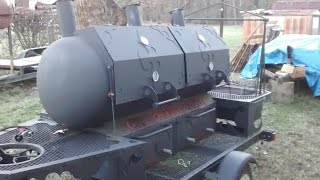 Bbq Trailer grill master update [upl. by Zelig]