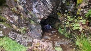 Slippery entrance into abandoned slate mine in heart of snowdonia part 1 [upl. by Arocat]