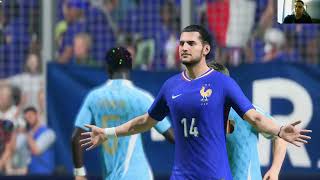 Francia  My reactions and comments gameplay EA Sports FC 24 [upl. by Linker]