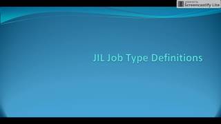 Autosys  JIL Job Type Definitions How to create user defined job type [upl. by Einnep915]