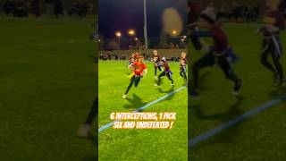 This is Flag Football flagfootball pick6 undefeated football riseflagfootball browns flag [upl. by Maxa358]