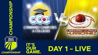 🔴 LIVE CCC v Leeward Islands  Day 1  West Indies Championship 2024  Wednesday 13th March [upl. by Sibylla]