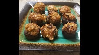 Big Mommas Quick BitesAir Fryer Stuffed Mushrooms [upl. by Llecram]