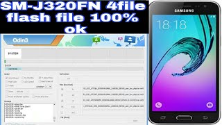 Samsung SMG320FN 4 File Firmware J3 2016 flash file 100 ok new trek by easy software guide [upl. by Askari]