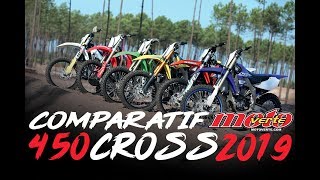 Comparatif 450 cross 2019 © Motovertecom [upl. by Tedra895]