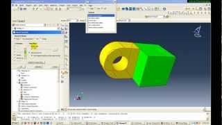 Abaqus Tutorial  Pull Hinge [upl. by Kelson]