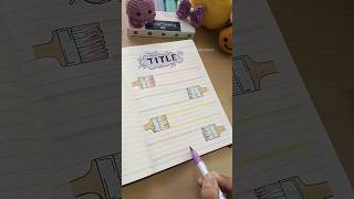 Mind Mapping Idea 💗🎨togetherwcreativeness mindmapping bulletjournal creativeart shorts [upl. by Bohman]