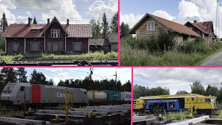 Åsträsk tidigare station [upl. by Hardej]