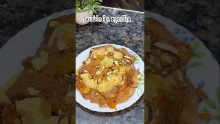 DOUBLE KA MEETHA  Hyderabadi delicacy  doublekameetharecipe shorts [upl. by Yesnikcm]