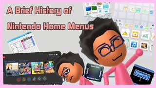 A Brief History of Nintendo Home Menus  Cosmiz [upl. by Lednyc]