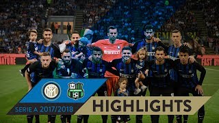 INTERSASSUOLO 12  HIGHLIGHTS  Matchday 37  Serie A TIM 201718 [upl. by Anitahs565]