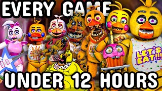 How I beat EVERY FNAF game in UNDER 12 HOURS [upl. by Aoht]