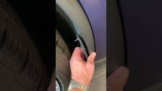 Inside view of 10 second Macan Electric stone guard install 1fastguard porsche paintprotection [upl. by Dolf]