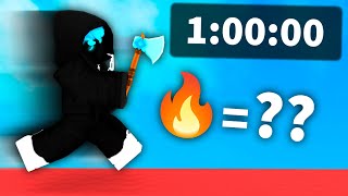 how many WINS can I get in 1 hour in Roblox Bedwars [upl. by Voss]