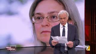 Giletti legge Anna Politkovskaja assassinata nel 2006 perché contro il regime russo [upl. by Aileon]