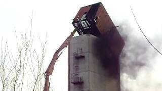 Abrissbagger in Dorsten Zeche Fürst Leopold 3 Versuch [upl. by Ynos993]