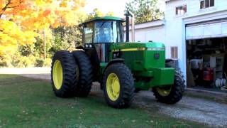 John Deere 4555 Straight Pipe HD [upl. by Ibok]