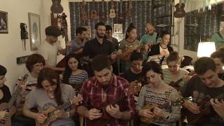 Los Hermanos Ukulele Orchestra  Bella Ciao [upl. by Bor404]