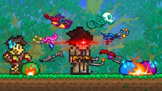 Terraria But I Can Only Use Flamethrowers [upl. by Akibma]