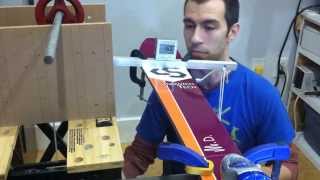 Torsional Ski Flex  Sandwich Techs Carbon Box vs Volkls Double Grip XTD [upl. by Adnolay]