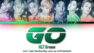 NCT DREAM 엔씨티 드림  GO 고 Color Coded HanRomEng Lyrics [upl. by Ainnek]