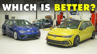 MK8 GTI vs Golf R  Whats the Better Buy [upl. by Eniamej]