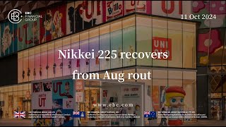 Nikkei 225 Stages Recovery from August Rout  EBC Markets [upl. by Quinton]