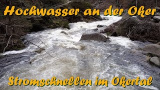 Oker im Harz  Wasser ablassen zum Hochwasserschutz  Okertal [upl. by Eirrej789]